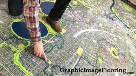 Graphic Image Flooring floor design